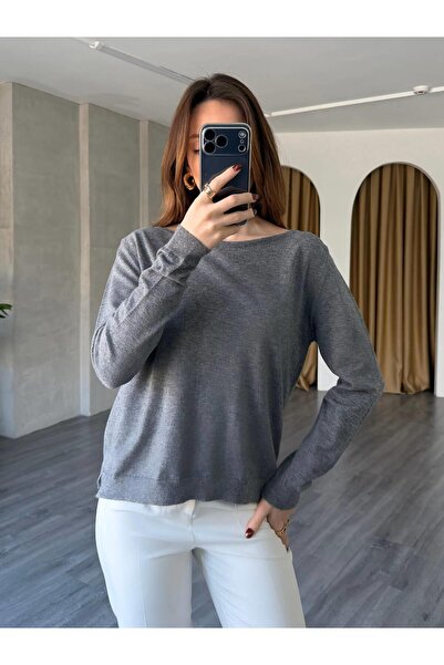 Coral ملابس تريكو برقبة كاياك 140303 أنثراسايت