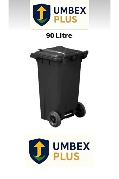 UMBEX PLUS Atık Plastik Çöp Konteyneri 90 Litre Plastik Konteyner - A Isıya K...