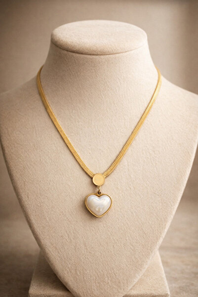 Sweet bunny Stylish Stainless Steel Necklace with Heart Figure – Valentine's ...