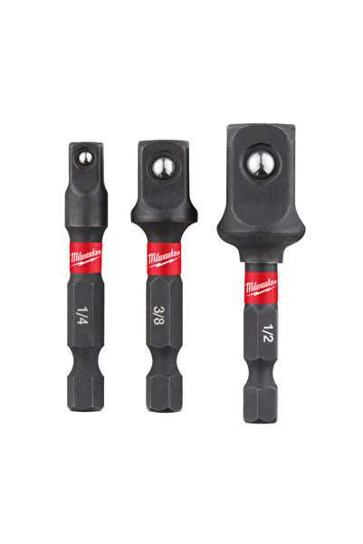 Milwaukee Adaptor biți SHOCKWAVE IMPACT DUTY, set de 3 bucăți, cod 4932479228