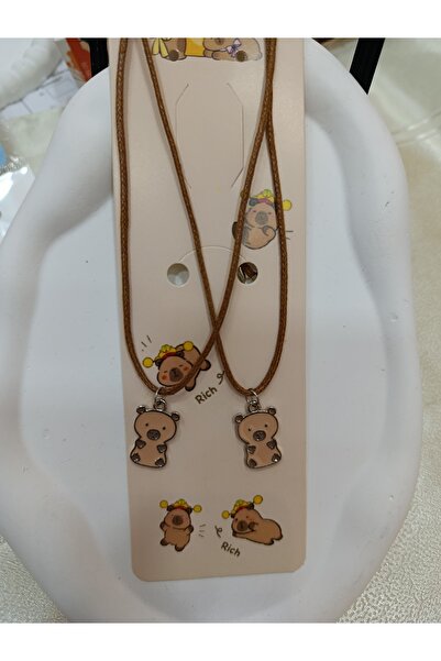 ELAS HOME Colier de prietenie cu capibara pentru copii