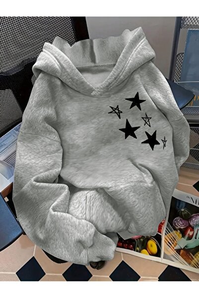 Deocept Φούτερ Unisex με τύπωμα με κουκούλα με τσέπες καγκουρό, άνετη εφαρμογ...