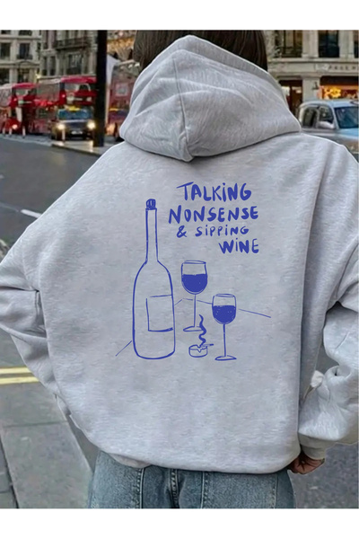 Deocept Unisex cu imprimeu cu glugă Cusătură confortabilă cu buzunar cangur s...