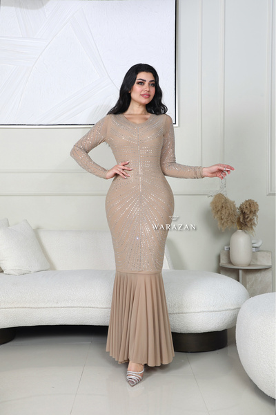 Warazan Crystal mask dress