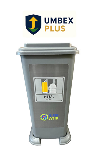 UMBEX PLUS UMBEX 70 Litre Plastik Lüx Geri Dönüşüm Kutusu Geri Dönüşüm Kovası...