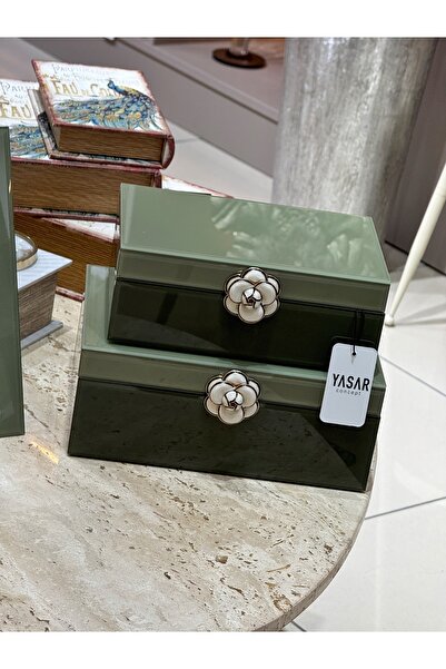 YASAR CONCEPT Amoria Glass Box Set Green