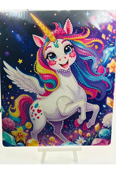 DUCK HOBY 21x25 Çocuklar İçin Boncuklu Taşlı Mozaik Elmas Boyama Goblen Pano ...