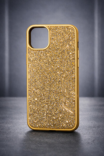 EPRO iPhone 12/12 Pro Uyumlu Elmas Taşlı Premium Seri Stone Case Kılıf