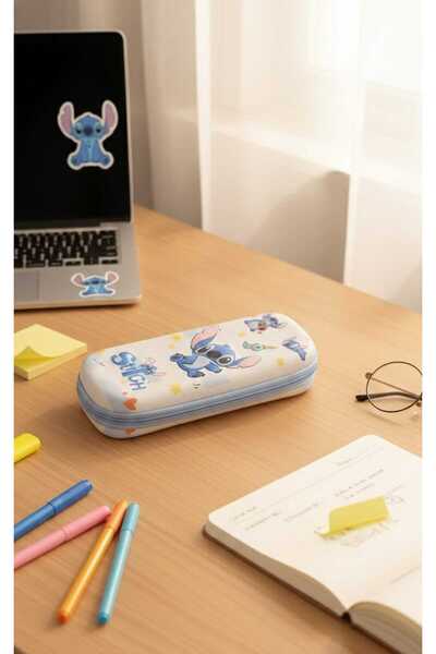 JASMİNLİFE Disney Stitch Kabartmalı Kalemlik