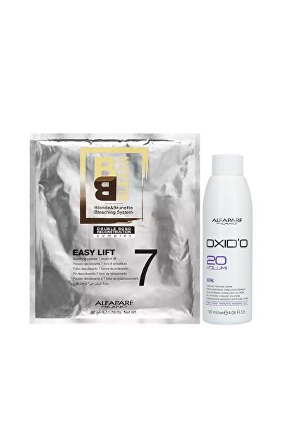 Alfaparf Pachet pentru decolorare păr 3, Pudră 50gr 7 tonuri + Oxidant crema ...