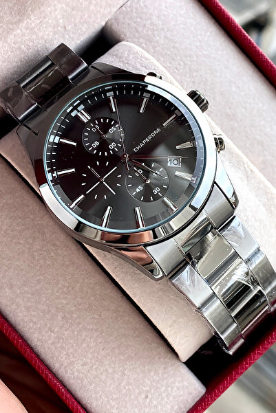 Chaperone Orijinal Erkek Kol Saati Çelik Kordon Sevgiliye Hediye Sevgililer G...