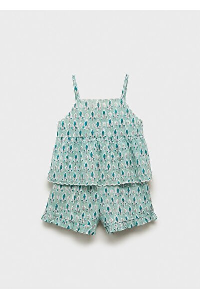 MANGO Baby Pijamale scurte cu model