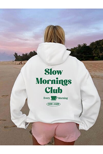 Deocept Unisex Printed Hooded Kangaroo Pocket Comfortable Fit Oversized Cut S...