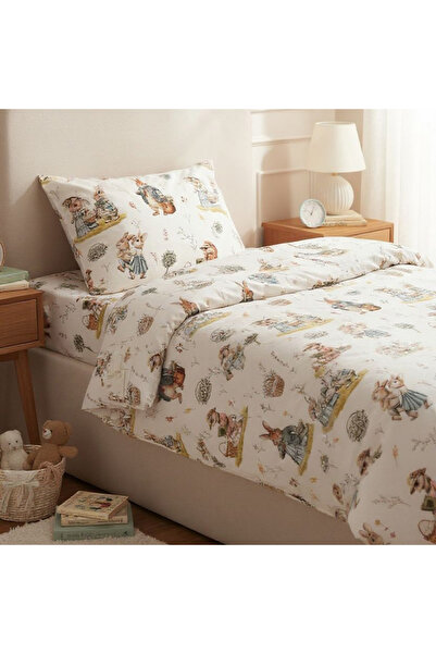 MundoLindo Set cuvertură de pilota cu tematică Peter Rabbit, pentru o persoan...