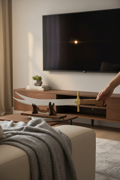 MERTCAN KNİFE 90 cm Dekoratif Hediyelik Zülfikar Model Duvar ve Masa Aksesuar...