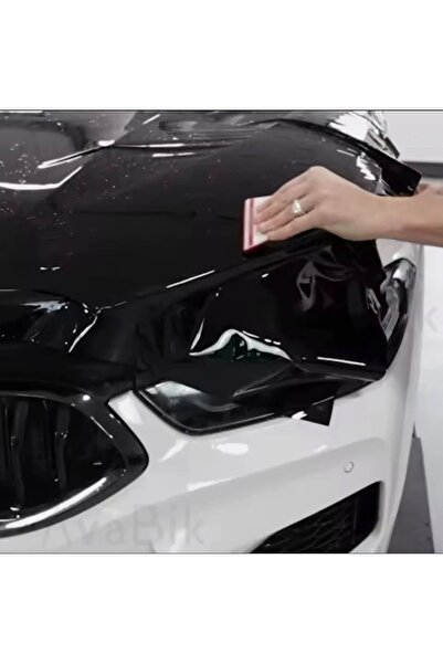 ESEMİZ Siyah Cam Tavan Boya Koruma, Kaput Koruma (1METRE X 152cm) Filmi Ppf -...