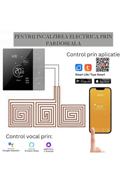 OEM Termostat inteligent WiFi pentru încălzire electrică