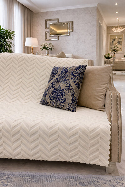 Gizo Home Kaymaz Taban Süngerli Bohem WELSOFT Koltuk Örtüsü, Çekyat Örtüsü - ...