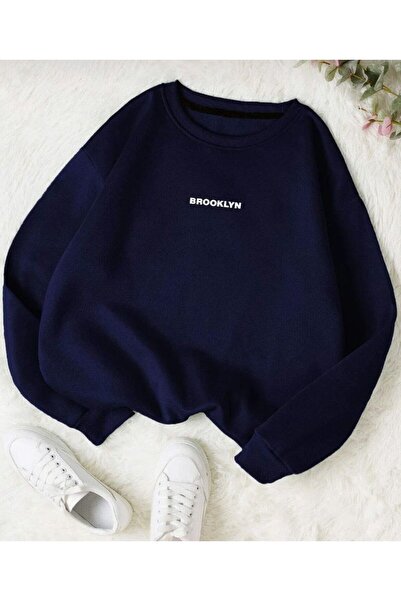 COHERENT سويت شيرت قطني برقبة دائرية مطبوع عليه نقوش ملونة للجنسين من BRKLYN ...