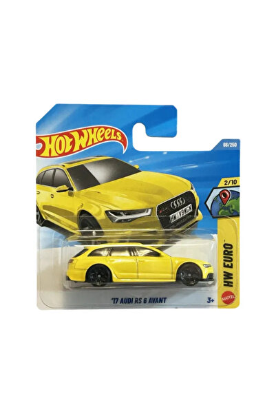 HOT WHEELS , Audi RS 6 Avant ’17, yellow, model 2026, scale 1:64