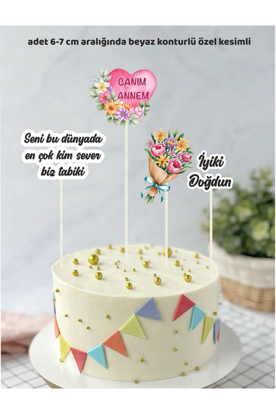 Sinek Kupası Tasarım Adult Birthday Party Decoration for Mothers