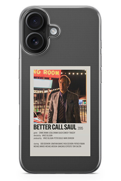 moonset Iphone 16 Uyumlu Baskılı Yumuşak Silikon Şeffaf Telefon Kılıfı