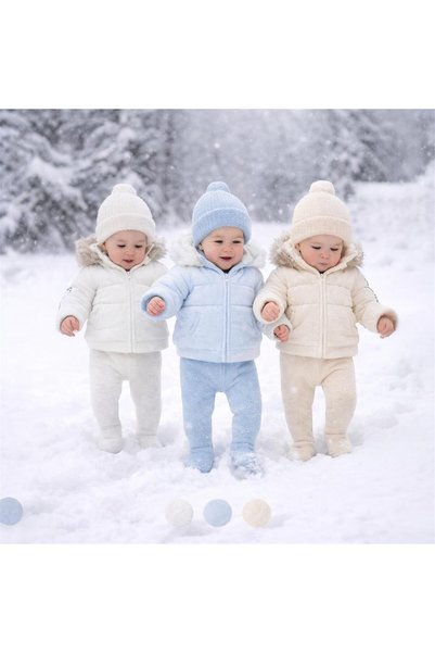 YETİŞ 3-Piece Baby & Kids Towel Solid Color Pantyhose