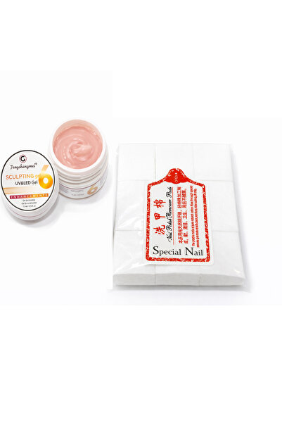 FSM Bengshangmei UV/LED Builder Gel No. 6 + Nail Wipes