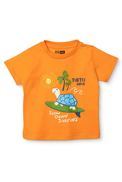 ebebek Hello Baby HelloBaby HelloBaby Erkek Bebek Tshirt Hayvan Baskılı Bisik...