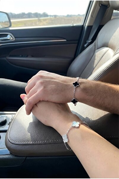 Novalune Sevgililer Gününe Çelik 2'li Şans ve Çift Bilekliği Çift, Arkadaş, E...