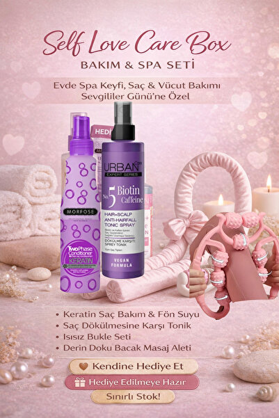 Morfose Self Love Box Sevgililer Günü Bakım Seti – Evde Spa & Rahatlama (4'lü...