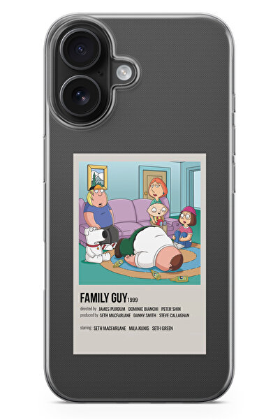 moonset Iphone 16 Uyumlu Baskılı Yumuşak Silikon Şeffaf Telefon Kılıfı