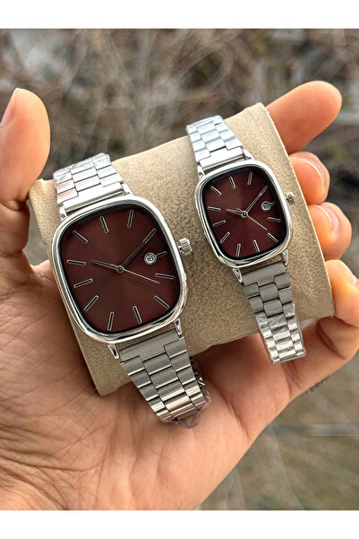 Tulpar New Season Special Design Calendar Lover Couple Wrist Watches