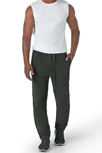 SilverStone Comfortable men's trousers, black, suitable for formal and casual...