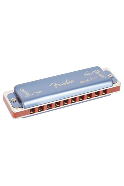 FENDER 0990702104 Midnight Blues Mızıka (Re - D Majör) | Koyu Mavi Kapaklı Şı...