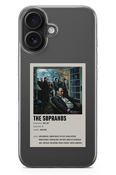 moonset Iphone 16 Uyumlu Baskılı Yumuşak Silikon Şeffaf Telefon Kılıfı