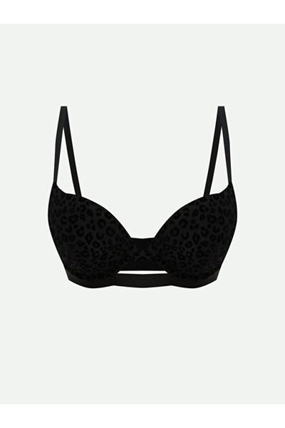 LC Waikiki Quality Pieces from Çelebi Store Underwire Padded Patterned T-Shir...