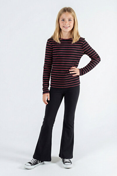 Kyron Girls' Long Sleeve Ribbed Blouse / Comfortable and Stylish Design / Ava...