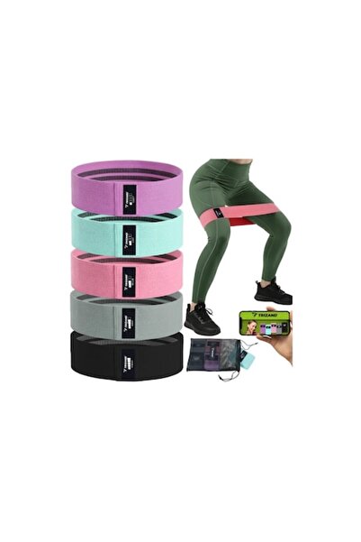 Trizand Set of 5 Fitness Elastic Bands