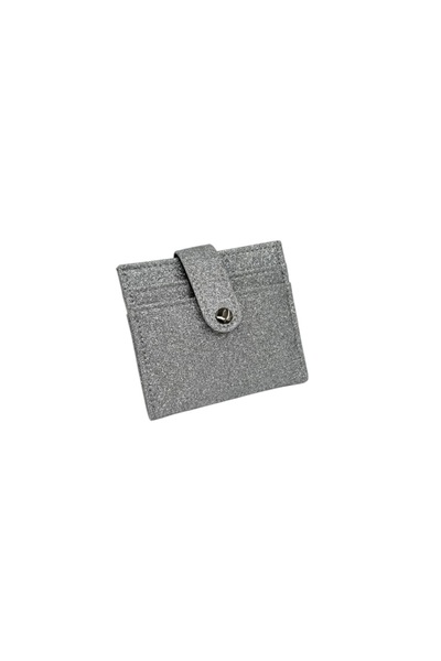 stravis Silvery Gray Multi-Card Holder Wallet with Money Compartment