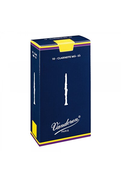 Vandoren CR1125 Traditional Eb Klarnet Kamışı No: 2.5 (Başlangıç/Eğitim) - 10...