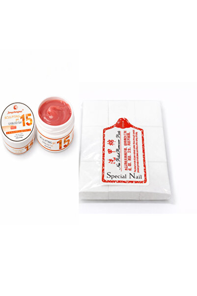 FSM Bengshangmei UV/LED Nail Builder Gel No. 15 + Nail Remover Wipes