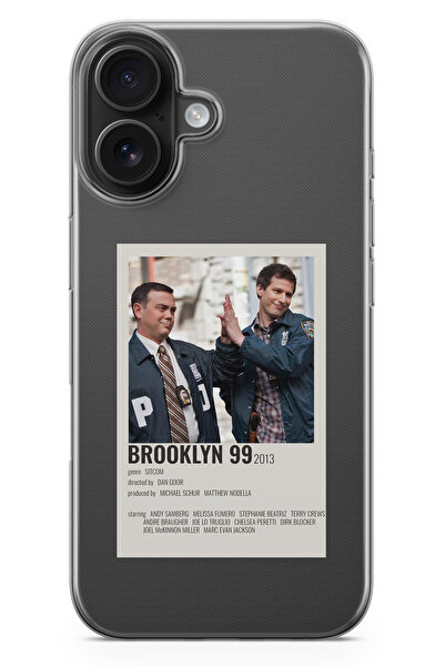 moonset Iphone 16 Uyumlu Baskılı Yumuşak Silikon Şeffaf Telefon Kılıfı