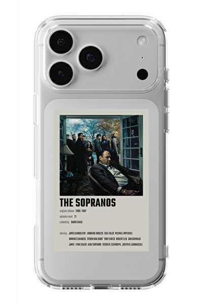 moonset Iphone 17 Pro Max Uyumlu Baskılı Yumuşak Silikon Şeffaf Telefon Kılıfı