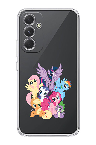 moonset Samsung Galaxy A56 Uyumlu Baskılı Yumuşak Silikon Şeffaf Telefon Kılıfı