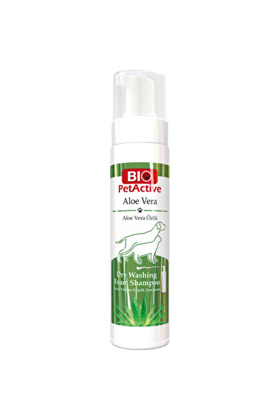 PisiMall Șampon uscat Biopet pentru animale, aloe vera, 200 ml
