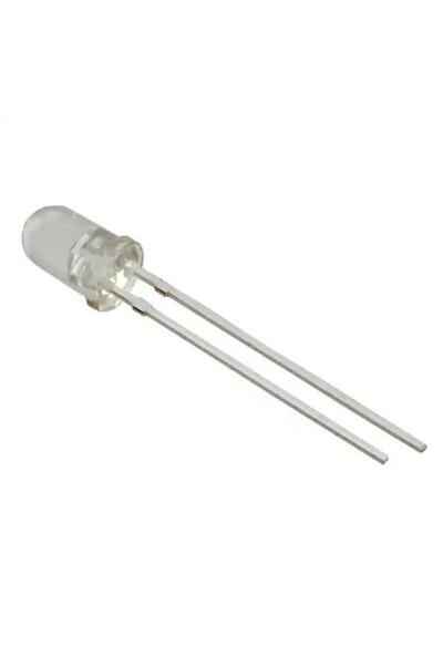 OPTOSUPPLY LED albastru de 3mm 1560-2180mcd 30 °   Față convexă 12V OSB5SA313...