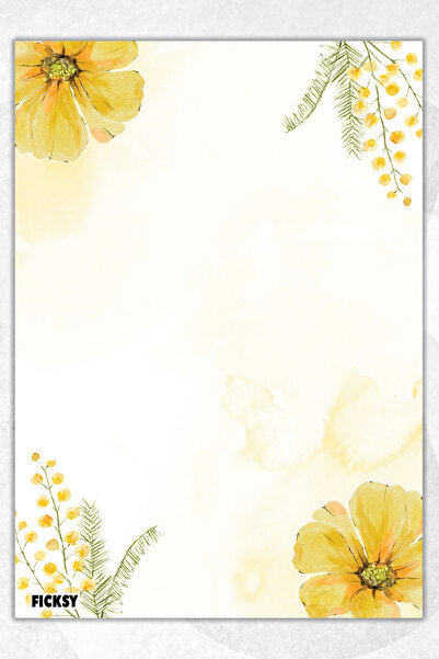 Ficksy دفتر ملاحظات A5 بدون خطوط - 50 ورقة - مذكرة - دفتر ملاحظات - ورق ملاحظات