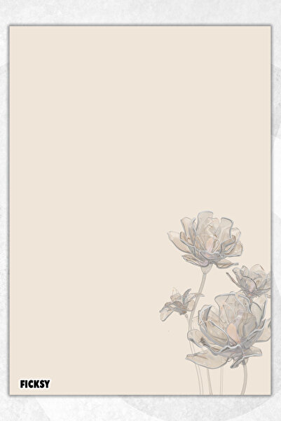 Ficksy دفتر ملاحظات A5 بدون خطوط - 50 ورقة - مذكرة - دفتر ملاحظات - ورق ملاحظات