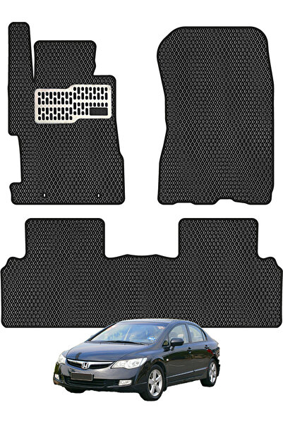 rebols Honda Cvic FD6 2006-2012 Uyumlu Araca Özel Eva Oto Paspas Takımı